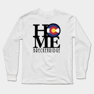 HOME Breckenridge Colorado Long Sleeve T-Shirt